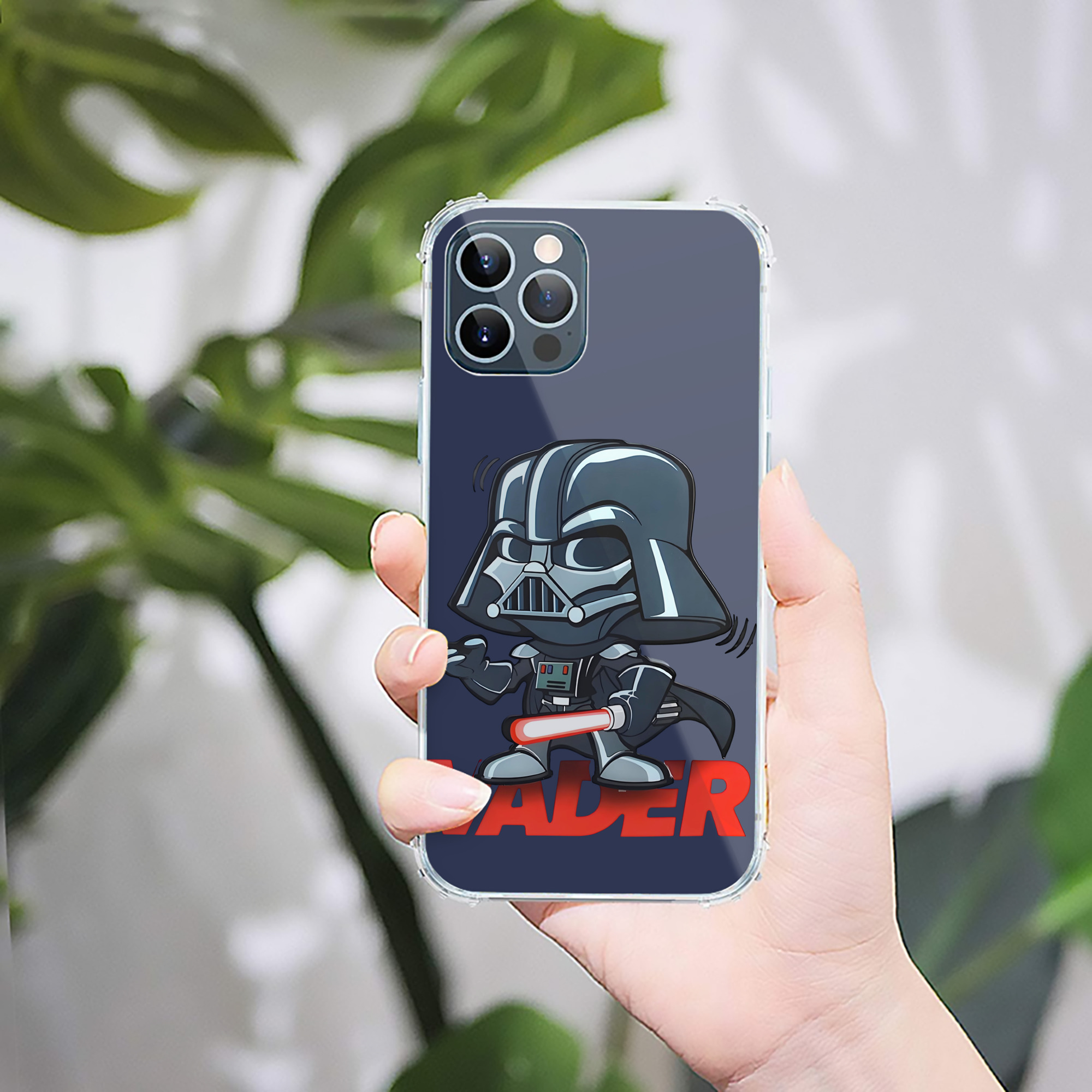（画像用） スター・ウォーズ Star Wars 【iPhone 12シリーズ対応】透明スマホケース（クリアソフトケース）